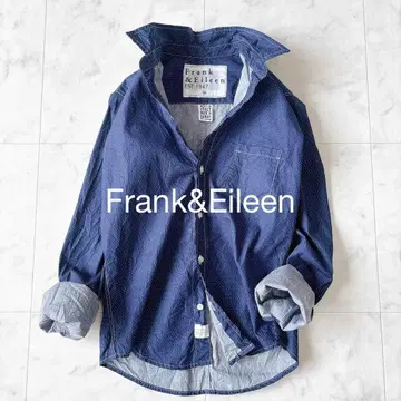 Frank&Eileen BARRY 코튼 셔츠 스키퍼 블라우스 도트