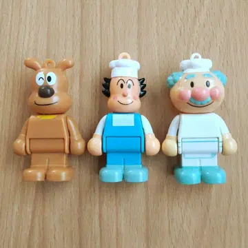 호빵맨 블록 라보 인형 잼 아저씨 바타코 씨 치즈 3개