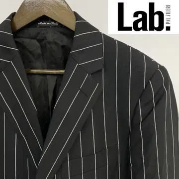 택 포함 미사용품 Lab.PALZILERI 파르지레리 스트라이프 테일러드