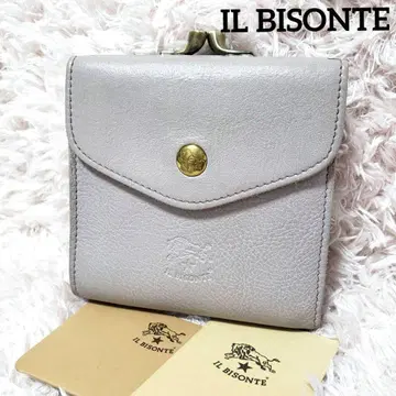 IL BISONTE 일비종떼 가마구치 컴팩트 접이식 지갑 2단 폴더형