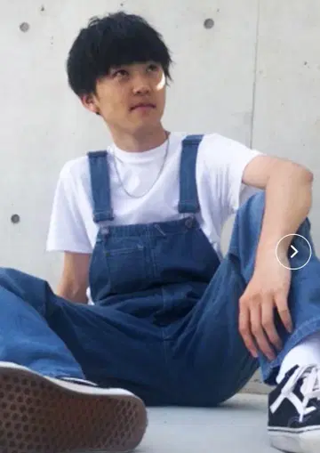 데님 오버롤 SMALL 사이즈