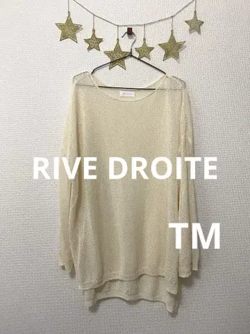 rivedroite 페이퍼 루즈 니트 시스루 TM 큰 키