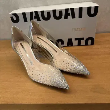 Staccato 실버 펌프스 23.5cm