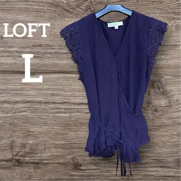 LOFT 퍼플 레이스 슬리브리스 슬리브리스 L