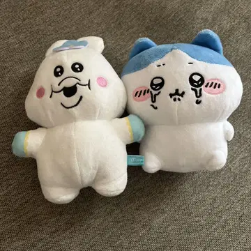 밋밋한 하치와레 봉제 인형