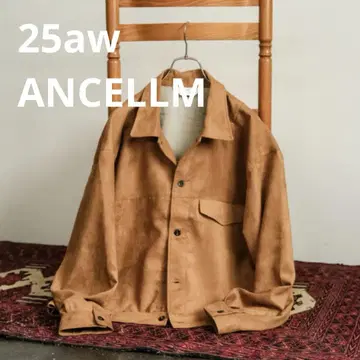 ANCELLM 비건 스웨이드 워크 셔츠 블라우스