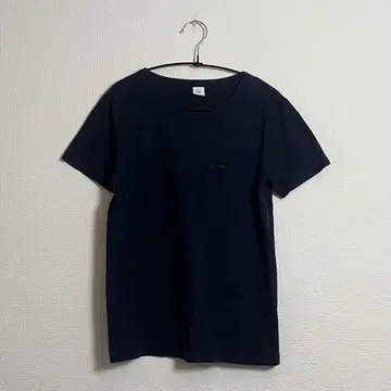 Lee 싱글 스티치 쇼트 티셔츠 네이비 Lee