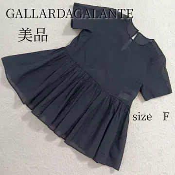 새상품급 GALLARDAGALANTE 개럴개런트 시어 페플럼 블라우스