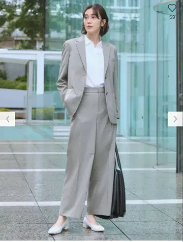 감동 자켓 감동 와이드 팬츠 셋업