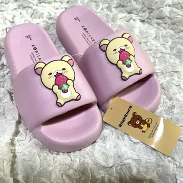 리락쿠마 통굽 샌들 코리락쿠마 딸기 디자인