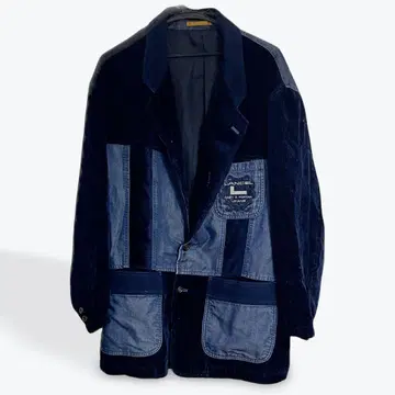 LANCEL 코듀로이 패치워크 커버올