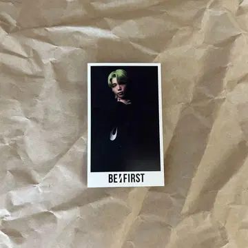 BE:FIRST Mainstream 폴라로이드풍 카드 SHUNTO