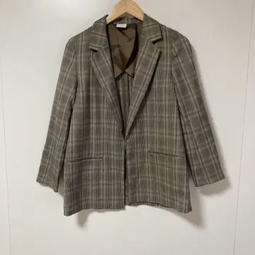 Spick&Span 체크 무늬 테일러드 자켓