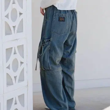 카고 데님 팬츠 카스타네