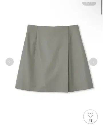 프레이 아이디 슬릿 스커트 숏 팬츠