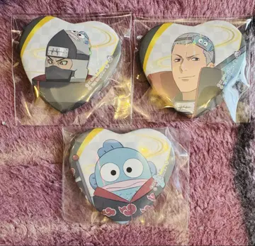 NARUTO 산리오 콜라보 캔뱃지 히단 가쿠토 한교동