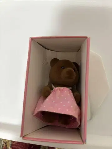 초기 실바니안 패밀리 브라운 곰 인형 본체