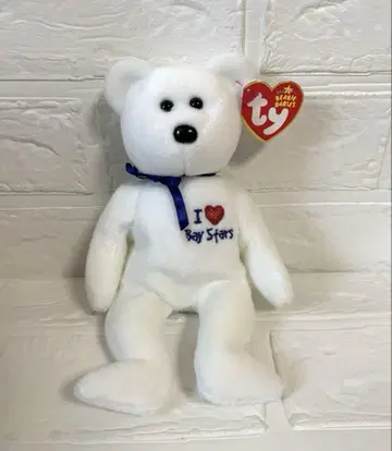 ty 봉제 인형 야구 곰 Bay Stars 비니 베이비 일본 한정판