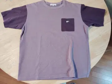 shop tk L 사이즈 퍼플 포켓 티셔츠