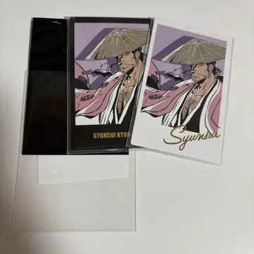 BLEACH WORLD 인스턴트 사진풍 시트 교가쿠 슈스이 교가쿠 카드