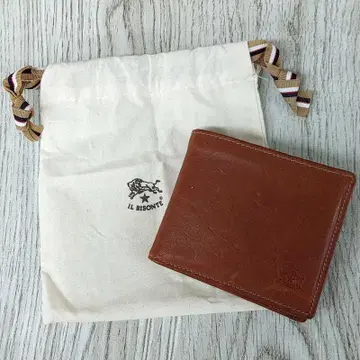 IL BISONTE 브라운 두겹 지갑 SBW007 일비종떼