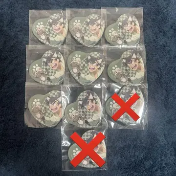 닌자 타마 란타로 하트 캔뱃지 시쿠마 루사부로