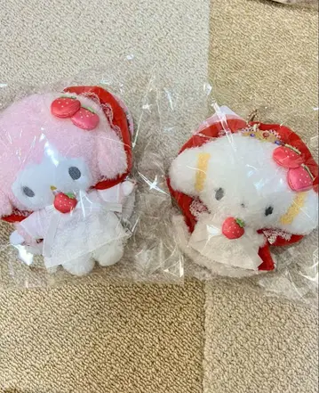 새상품 딸기 신문 딸기 프린세스 봉제 인형 마스코트 코기뭄/피아노