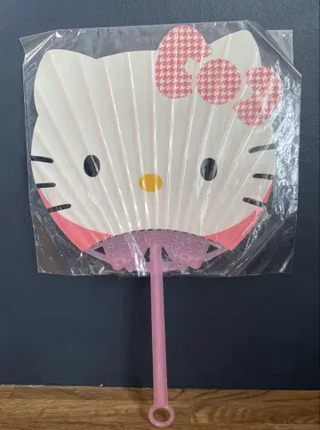 97년 미사용 헬로키티 부채