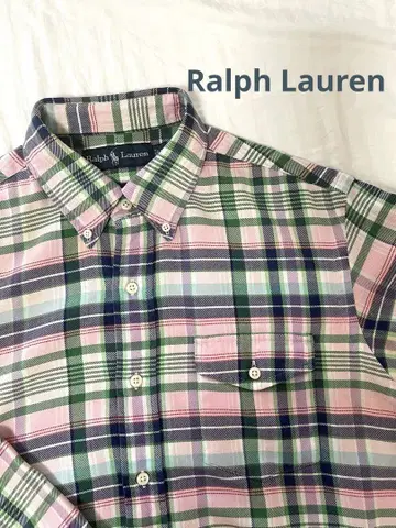Ralph Lauren 체크 무늬 셔츠 긴팔 랄프 로렌