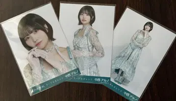 노기자카46 나카니시 아르노 네이블 오렌지 브로마이드 3종 컴프
