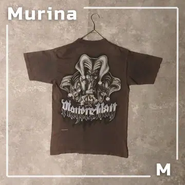 90s Murina 티셔츠 빈티지 그래픽 아트 페이드
