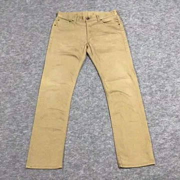 치노 팬츠 베이지 면 스트레이트 캐주얼 85 070405