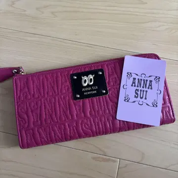 ANNA SUI 안나수이 L자형 지갑 장지갑 핑크 갸루 지갑 초레어