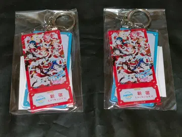 Aqours CLUB 출장소 키링 2개 세트 신주쿠 러브 라이브 선샤인