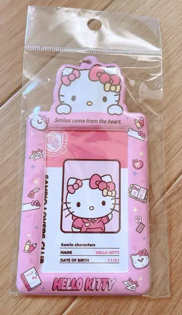 미개봉 새상품 키티 패스 케이스 덕질 사진 폴더 트레이딩 카드 케이스