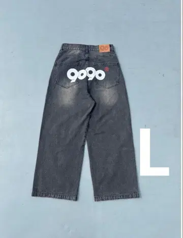 인기 완판템! 9090 OG Logo Painted Denim Pants