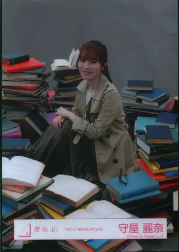 사쿠라자카46 랜덤 브로마이드 모리야 레이나 드론 회전 중 앉은 자세