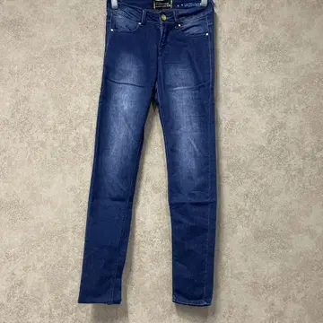 gleamair treillis 다크 블루 스키니 데님 스트레치