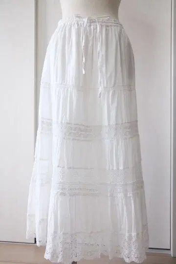 프랑스 앤티크 스커트 Plage Antique like lace