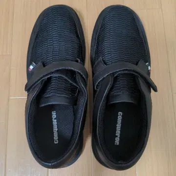 conqueror 신발 블랙 26cm
