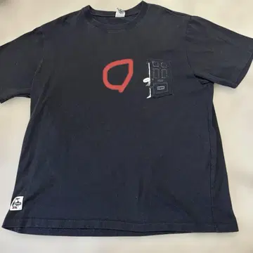 CHUMS 도어 포켓 디자인 티셔츠 2XL 블랙