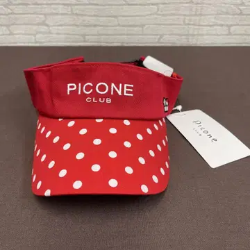 PICONE CLUB 물방울 패턴 바이저