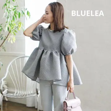 BLUELEA 블루레아 자카드 블라우스