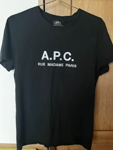 아페쎄 남성용 티셔츠 자수 로고
