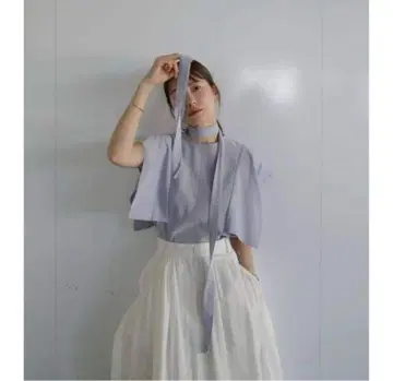 CLANE 클라네 SQUARE SLEEVE BLOUSE