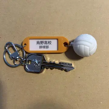 하이큐 트레이딩 고등학교 이름이 들어간 열쇠 참 키링 카라스노 부실