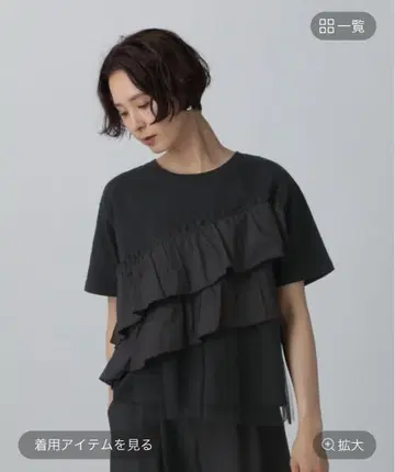 LEPSIM 이소재 프릴 도킹 T