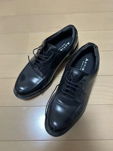 블랙 레이스업 슈즈 26.0cm 아오야마 양복