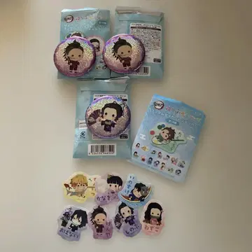 귀멸의 칼날 썸머 ver 랜덤 홀로그램 캔뱃지 스티커