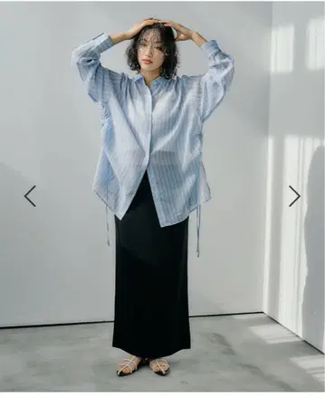 LEPSIM 14G 니트 내로우 스커트